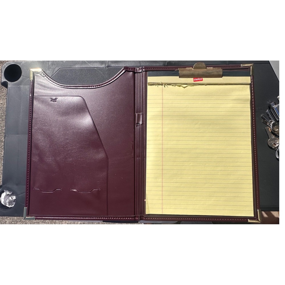 USC University of Southern California Portfolio Clipboard Burgundy Gold Seal - Picture 4 of 9